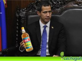 guaidó bebiendo licorerías